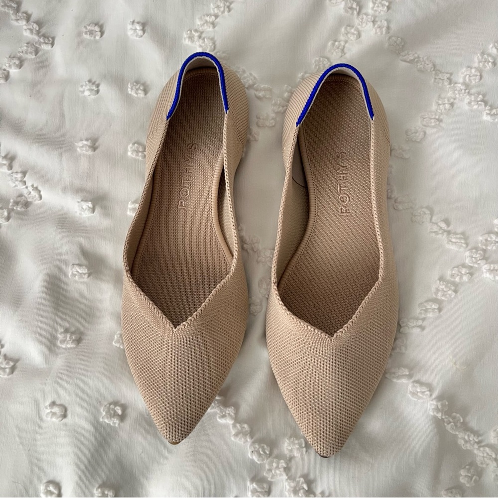 Rothy’s The Point Ecru Size 8